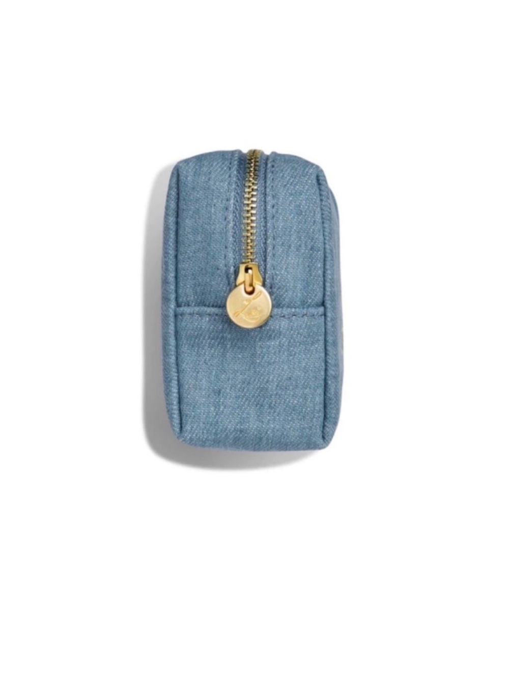 Lisa Eldridge Denim makeup cosmetic toiletry pouch bag - Picture 2 of 4